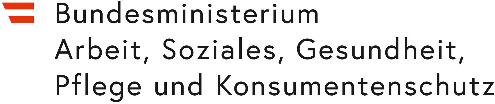 Logo: Bundesministerium für Soziales, Gesundheit und Pflege, zur Startseite